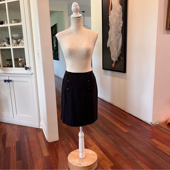 CHANEL Black Pencil Skirt Knee-Length Work - Picture 1 of 8